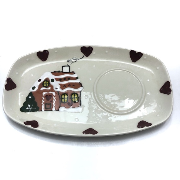 Frankoma Holiday Frankoma Pottery Designs Gingerbread House Plate